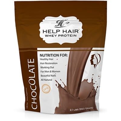Case (5 Pouches) of Help Hair® Chocolate Shake